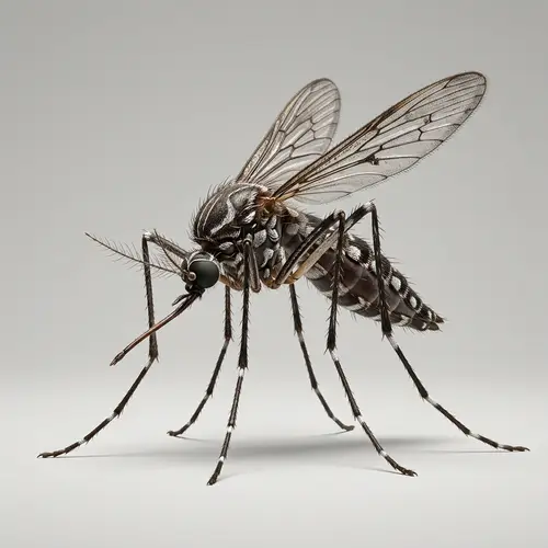 3D Mosquito Model: Intricate Details & Textures