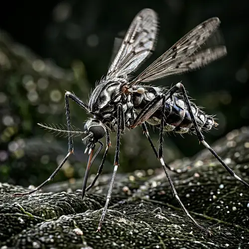 Stunning 3D Render of a Mosquito