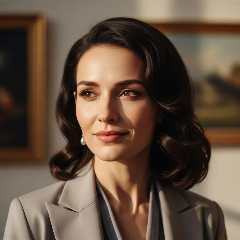 Elegant AI-Generated Woman Portraits