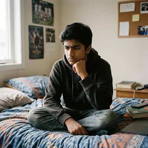 Reflective Moments: A Teenage Boy's Introspection