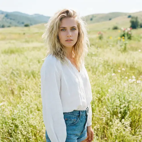 Stylish Scandinavian Model in Summer Clothing | Fashion Photoshoot