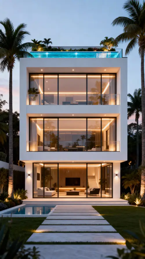 Luxury Three-Story Villa with Infinity Pool