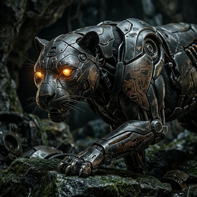 Biomechanical Big Cat: Nature Meets Technology