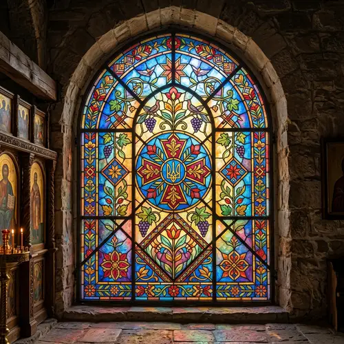Intricate Ukrainian Stained Glass Art | Studio Glass Works