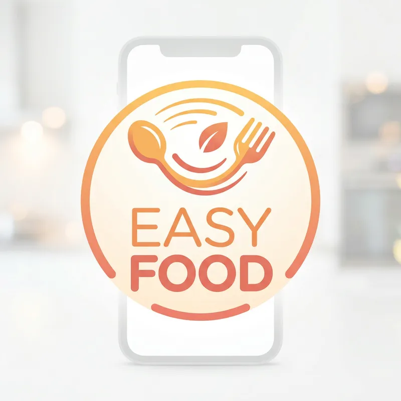 Easy Food: Engaging Meal Prep App Logo Design | Easy Food App