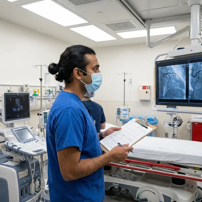 Vascular Surgeon in Hospital Environment