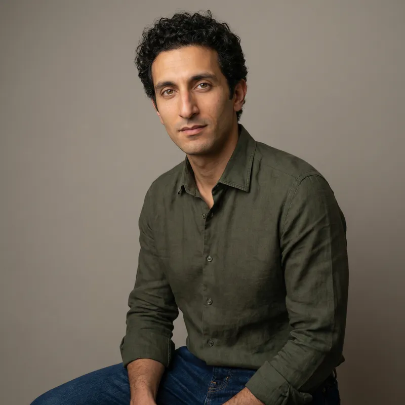 Mixed Heritage Man: A Fusion of Spanish and Chinese Traits