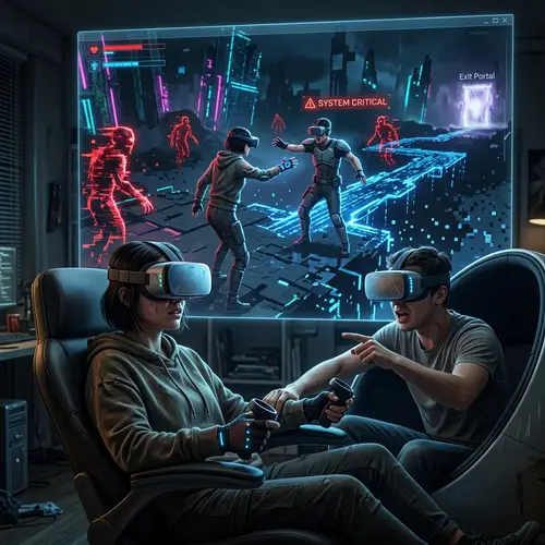 Virtual Reality Adventure Tale: Escaping the Digital World
