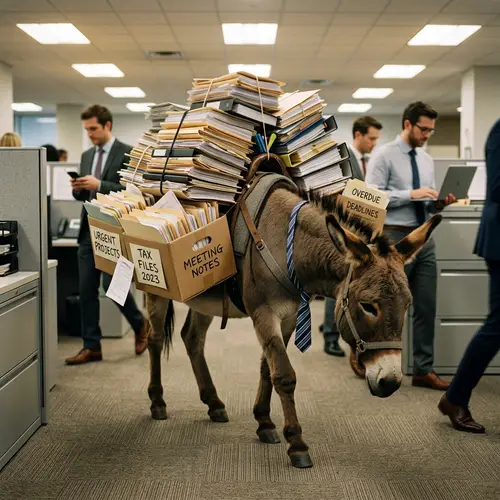Overloaded Corporate Mule: Managing Work Chaos