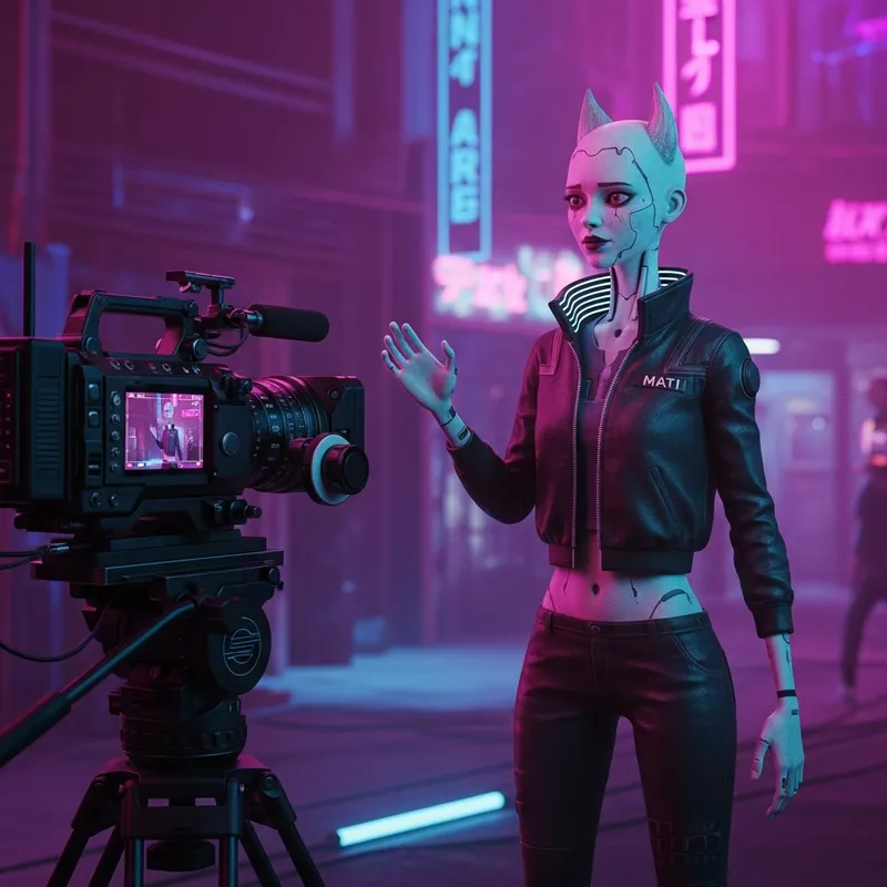 22nd Century Mati 3D Model Camera Animation