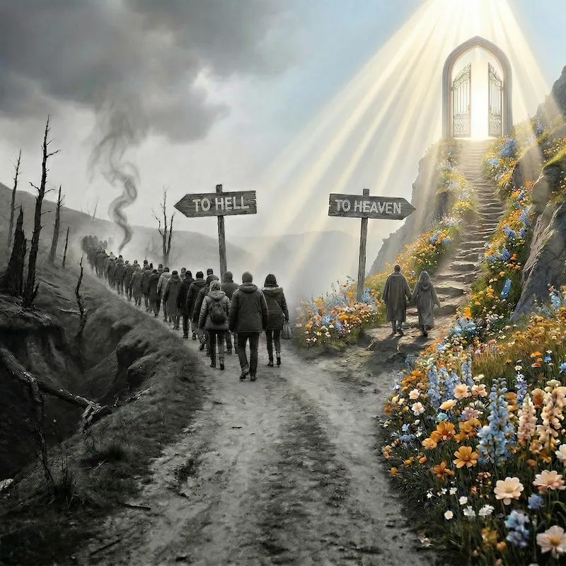 Sunrays Illuminating the Gate