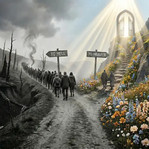 Sunrays Illuminating the Gate