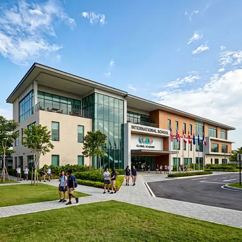 International School Building - Two Storey Design