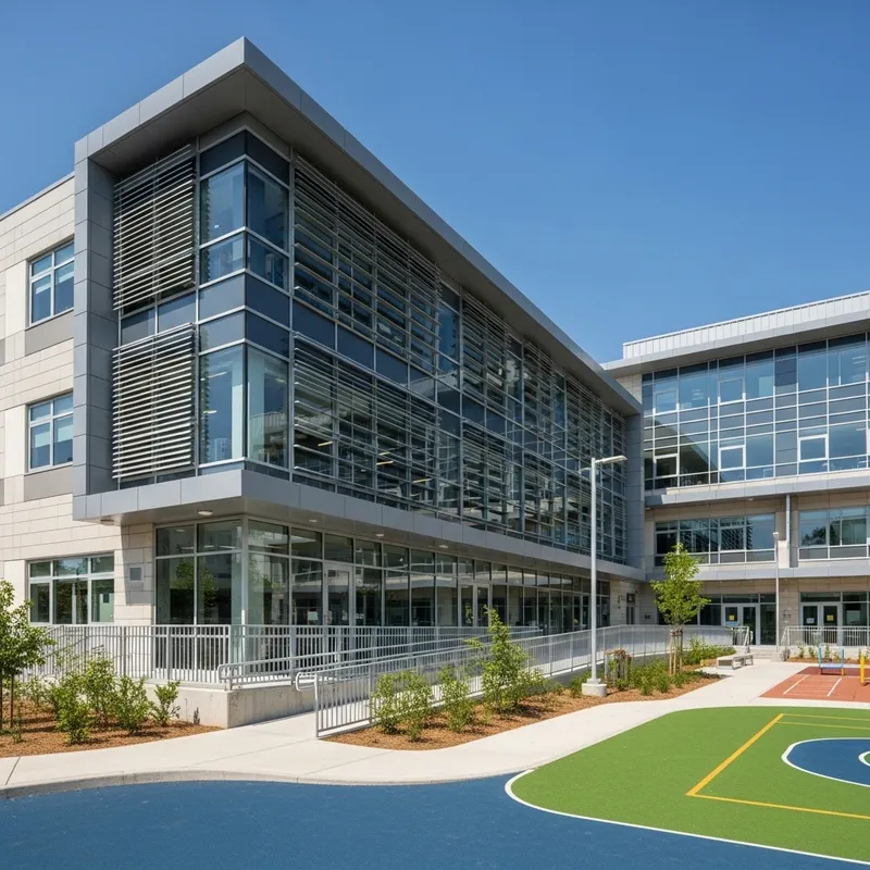 International School Building - Two Storey Design