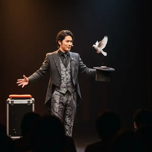 Japanese Magician Male - Enchanting Performances