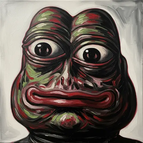 Nightmarish Pepe the Frog Art Inspired by Bacon