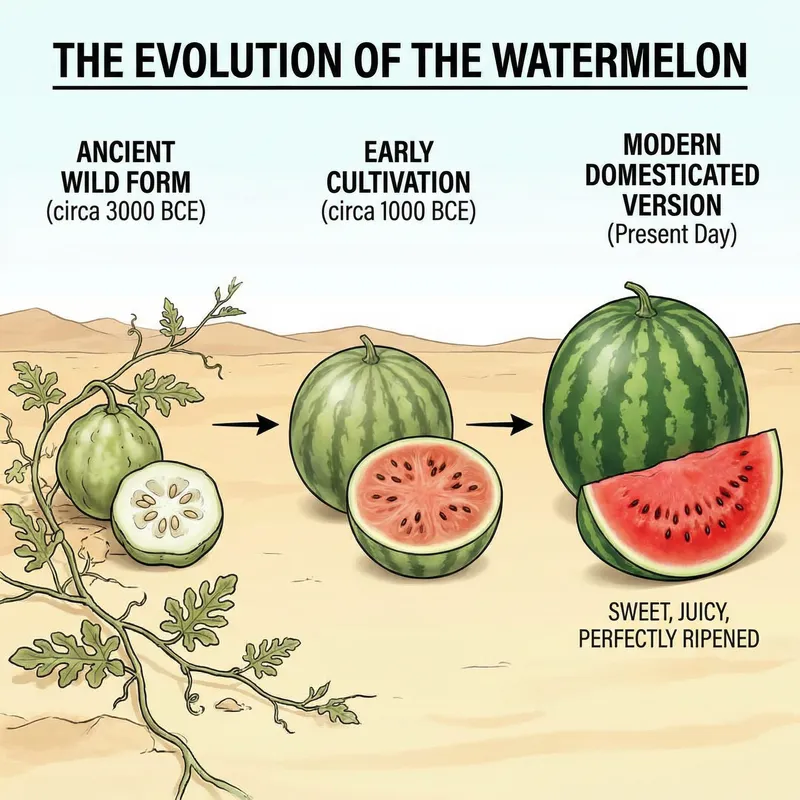 Evolution of Watermelons: Unveiling the Domestication Process Evolution of Watermelons: Unveiling the Domestication Process