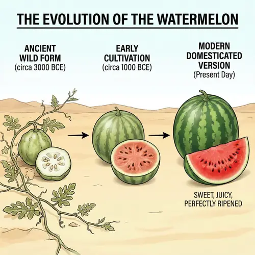 Evolution of Watermelon: From Wild to Domesticated