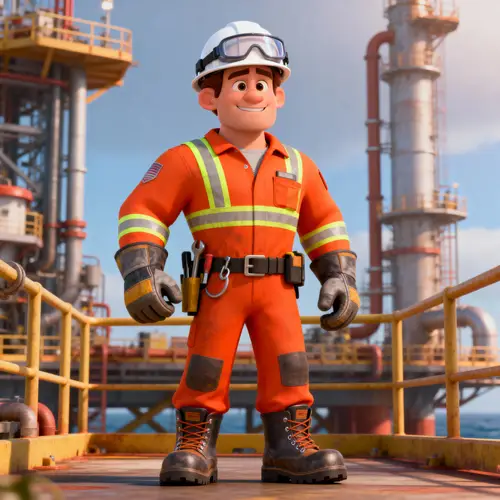 Cartoon PPE Character Design - Safe and Friendly