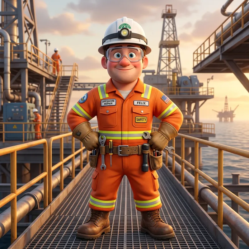 Cartoon PPE Character Design - Safe and Friendly