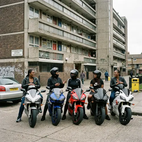 Urban Vibes: Black Girls and Superbikes in London