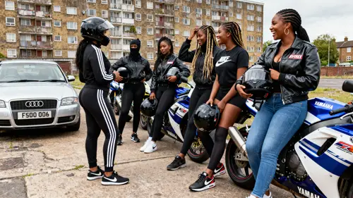 Urban Vibes: Black Girls and Superbikes in London