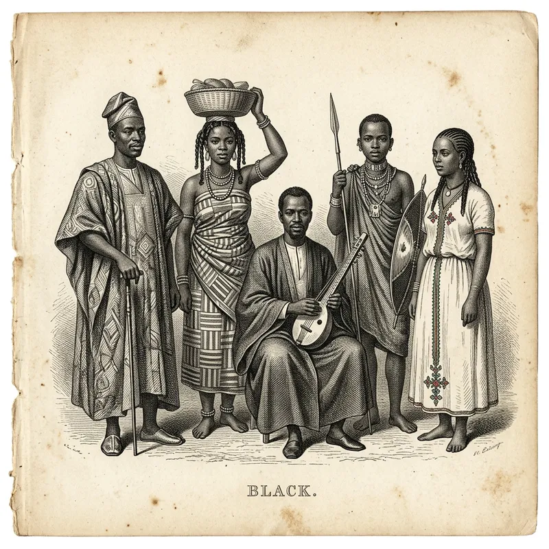 18th-19th Century African Engravings - Historical Art 18th-19th Century African Engravings - Historical Art