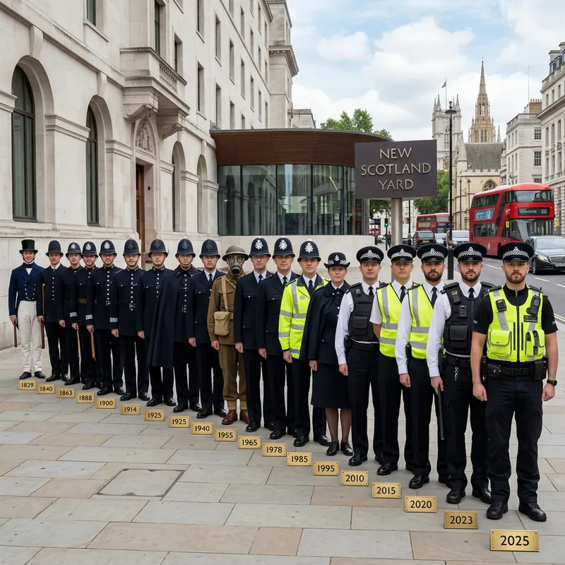 Evolution of London Police Uniforms (1829-2025)