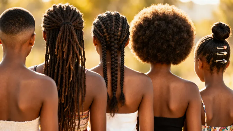 Diverse Hairstyles of Black Women and Girls
