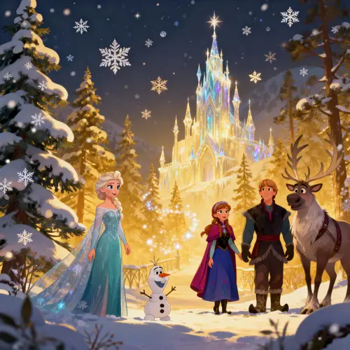 Enchanting Disney Winter Wonderland Animation
