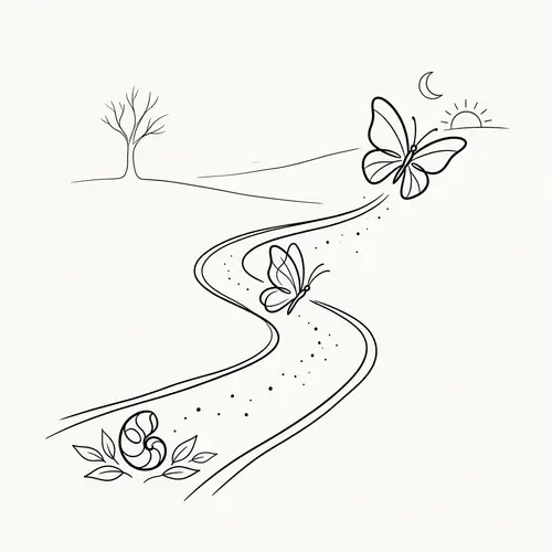 Artistic Journey: Symbolizing Growth & Healing