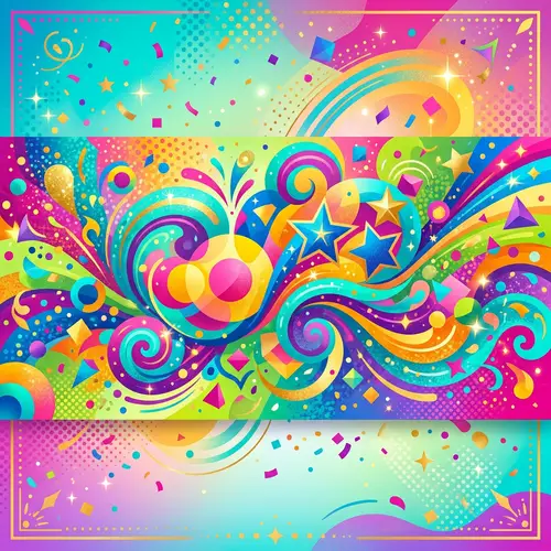 Vibrant Colorful Abstract Banner Design