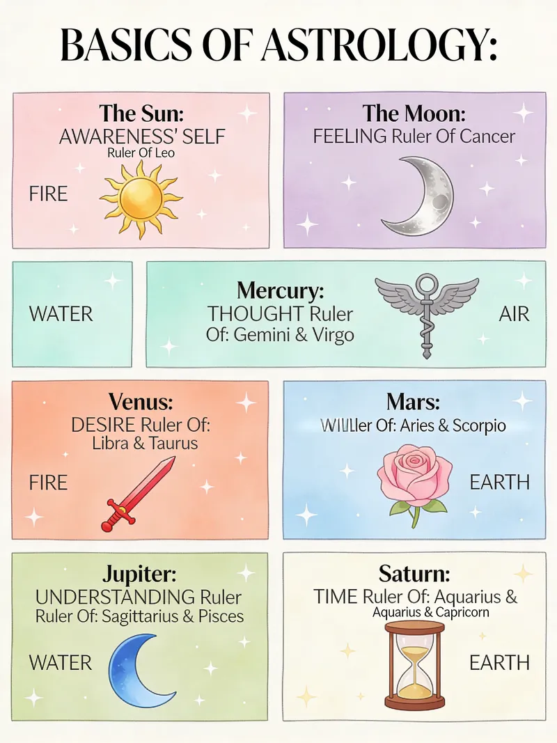 Astrology Planets and Their Ruling Signs Explained