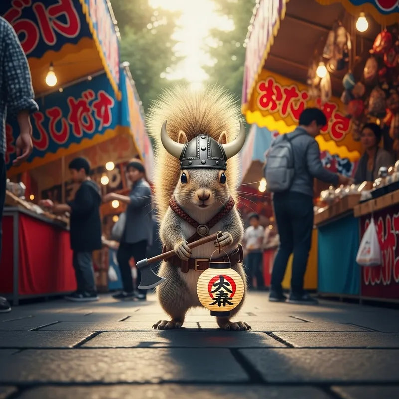 Squirrelly Viking Adventures in Japan