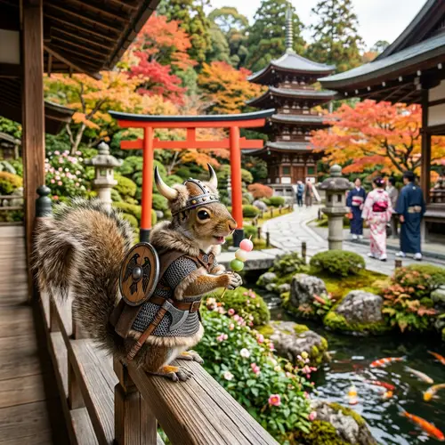 Squirrelly Viking Adventures in Japan