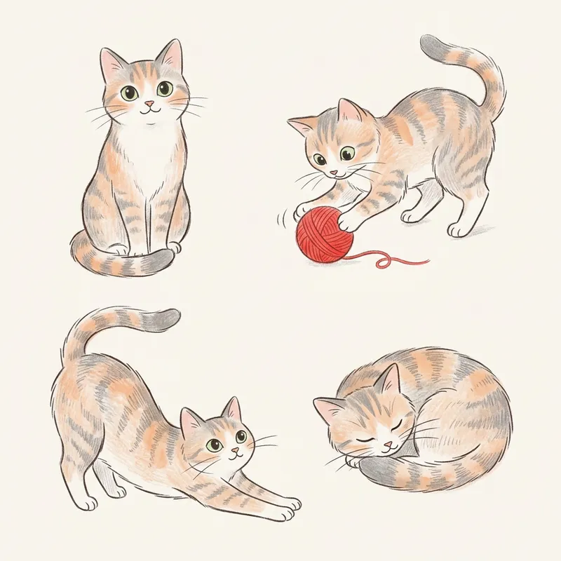 Adorable Cat Poses: Captivating Moments of a Playful Feline Adorable Cat Poses: Captivating Moments of a Playful Feline