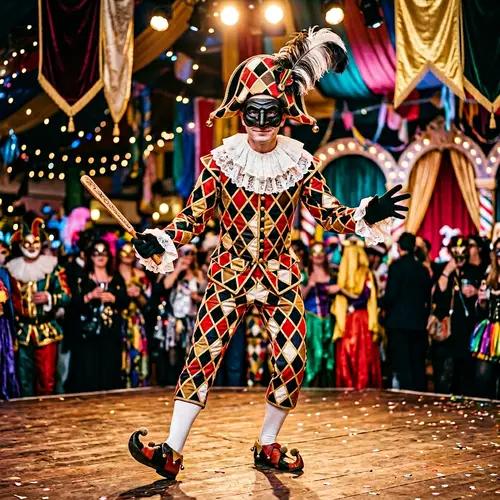 Men's Harlequin Costume - Shop Now