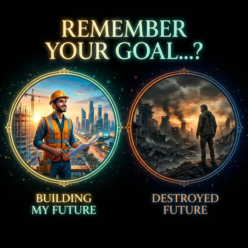 Building vs. Destroyed Future: Remember Your Goal?