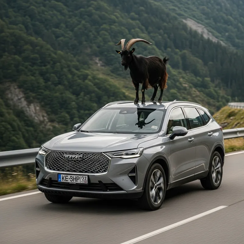 Goat Riding Haval H6 HEV - Unique Adventure