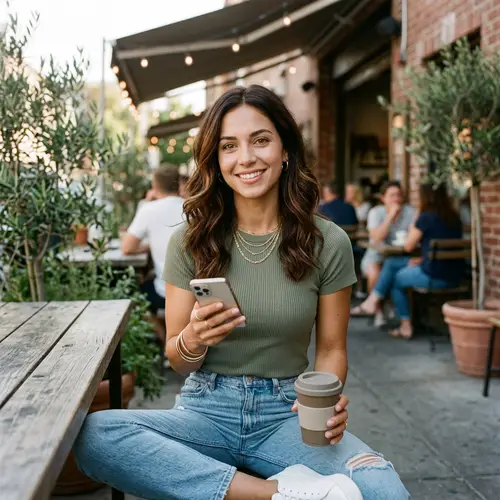 25-Year-Old Hispanic Model & Influencer with Warm Smile and Athletic Build