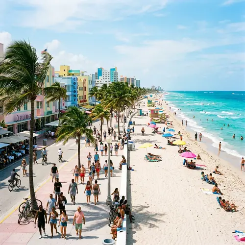 Miami Beach, Lively | Pristine Sandy Beach & Clear Blue Waters