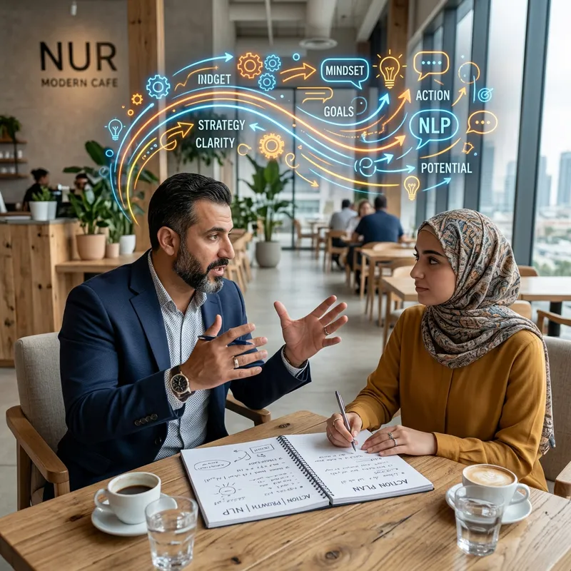 Dynamic Life Coaching Scene: NLP Techniques Explained