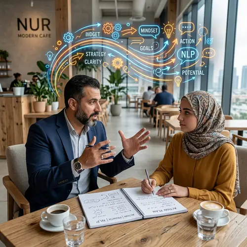 Dynamic Life Coaching Scene: NLP Techniques Explained