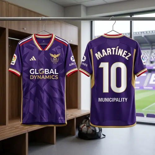 Stylish Soccer Jersey Designs in Purple, White & Red