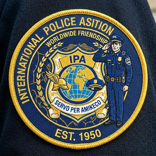 International Police Association Patch Design