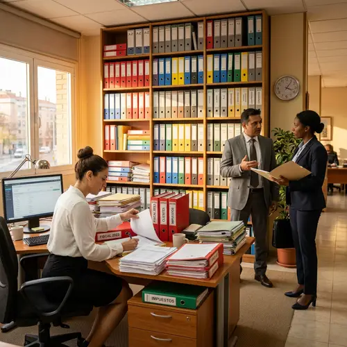 Professional Gestoría Office with Diligent Staff