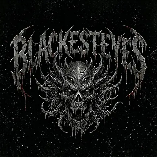 BLACKESTEYES Death Metal Band Logo Design