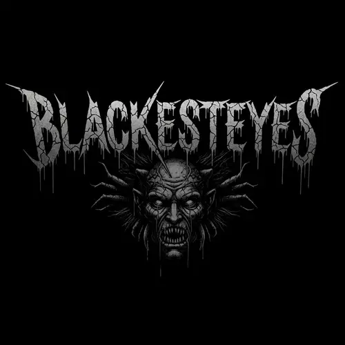 BLACKESTEYES Death Metal Band Logo Design