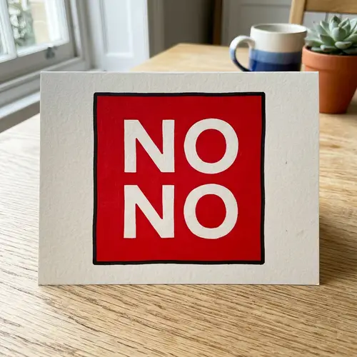 My No No Square Art Design