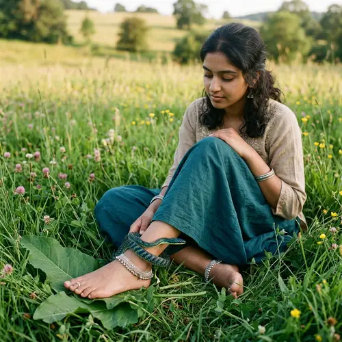 Sexy Foot Accessories with Snake Charm